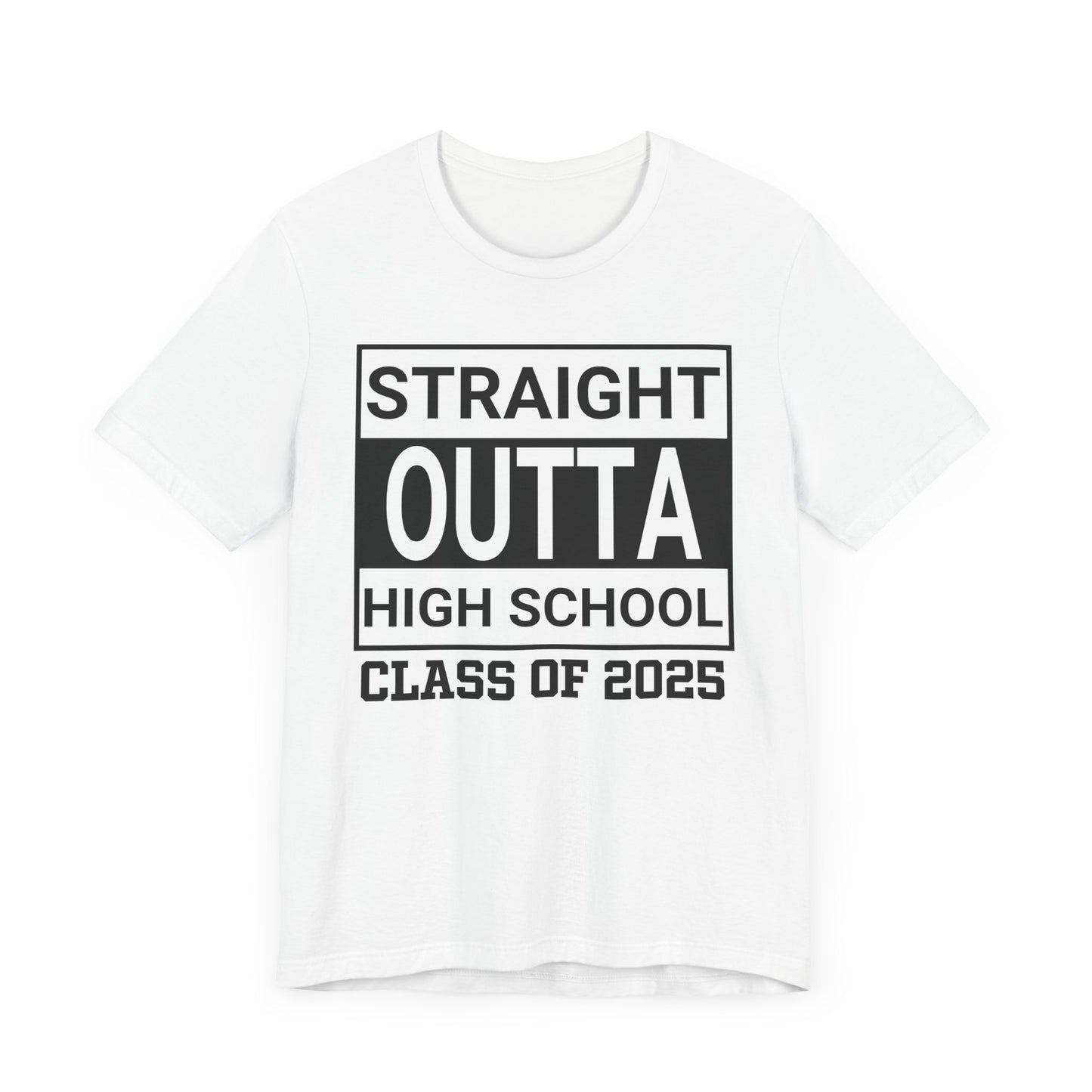 Straight Outta High School Unisex Jersey Short Sleeve Tee