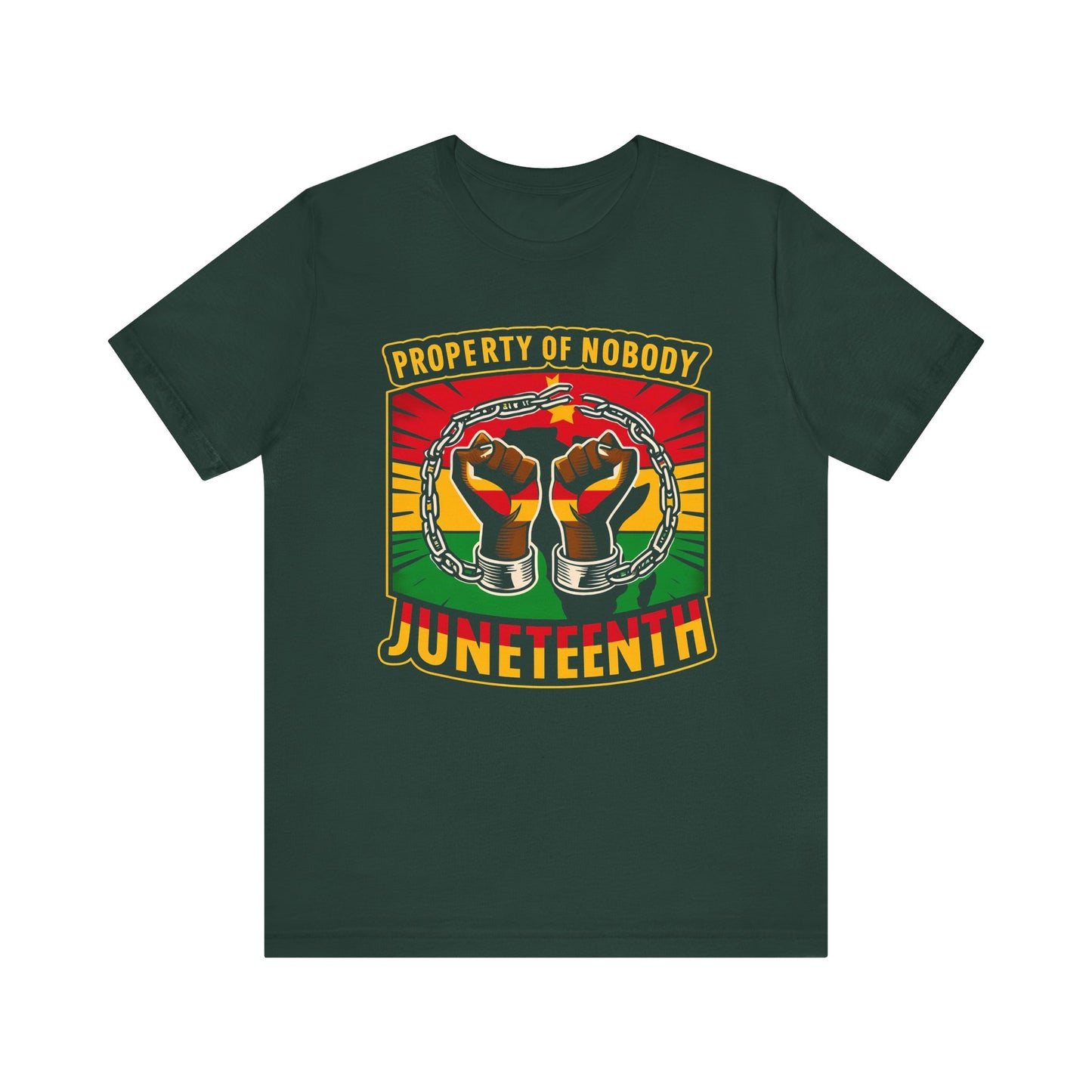 Property of Nobody Juneteenth Celebration Tee, Unisex Jersey Tee, Freedom Shirt, Equality Apparel, Black History Month Gift, Activist Fashion