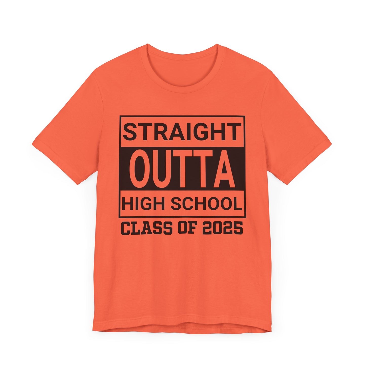Straight Outta High School Unisex Jersey Short Sleeve Tee
