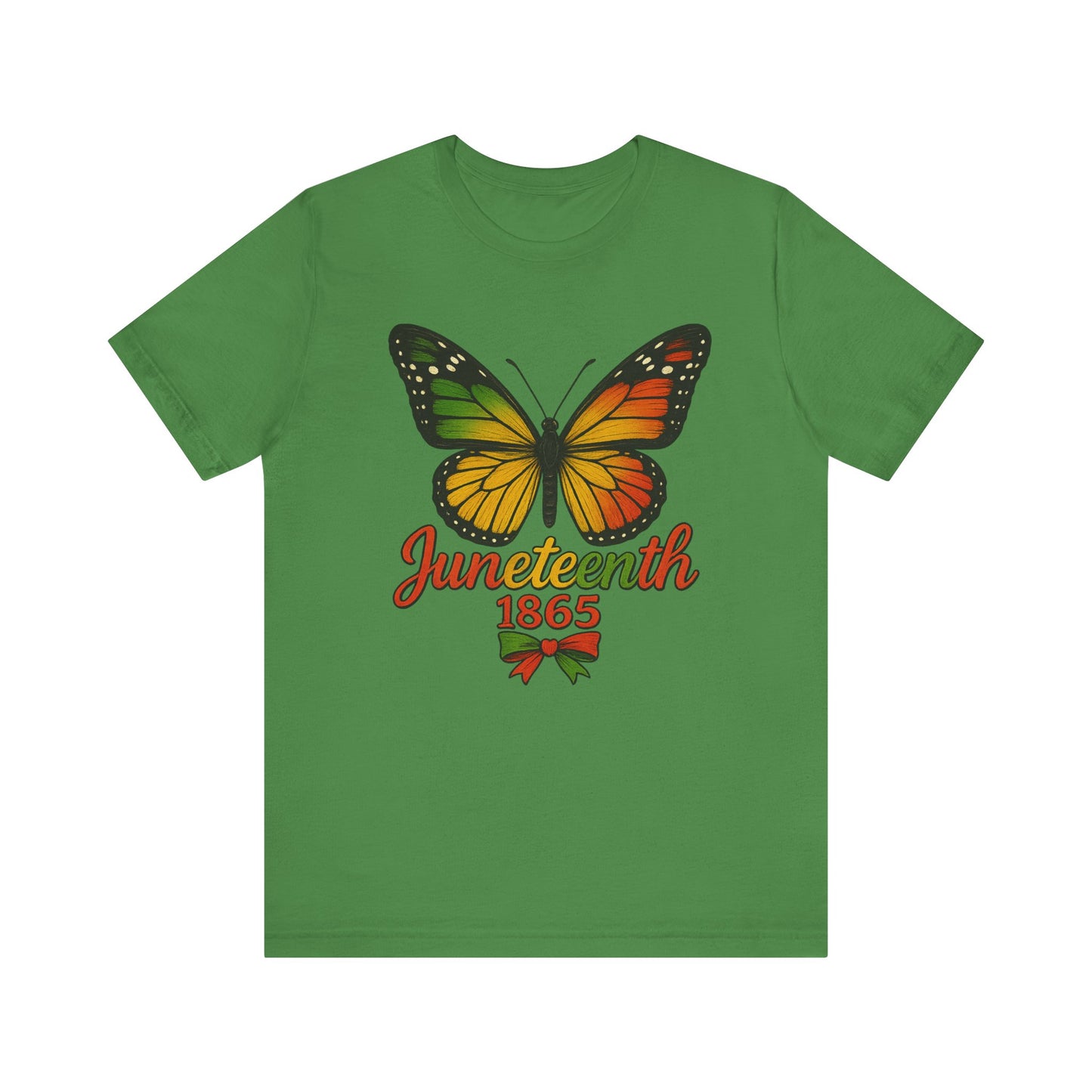 1865 Butterfly Juneteenth Celebration Tee, Unisex Jersey Tee, Freedom Shirt, Equality Apparel, Black History Month Gift, Activist Fashion