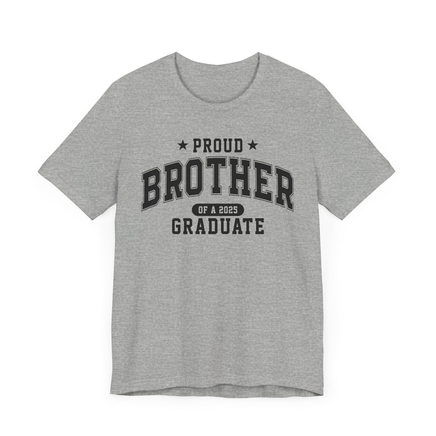 Proud Brother Graduation Tee, Cute Graduation Gift, Unisex Short Sleeve Shirt, Family Celebration Apparel, Sibling Pride T-Shirt