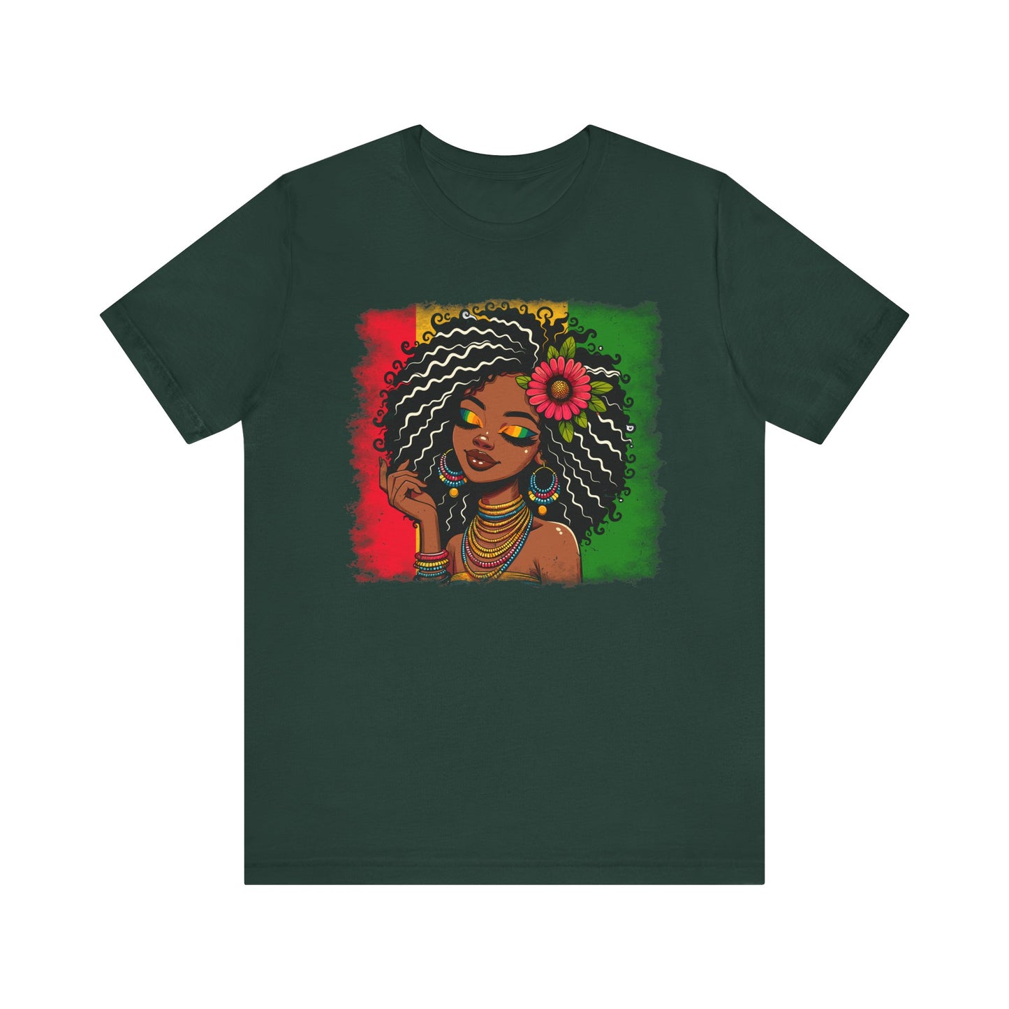 Melanin Girl Juneteenth Celebration Tee, Unisex Jersey Tee, Freedom Shirt, Equality Apparel, Black History Month Gift, Activist Fashion