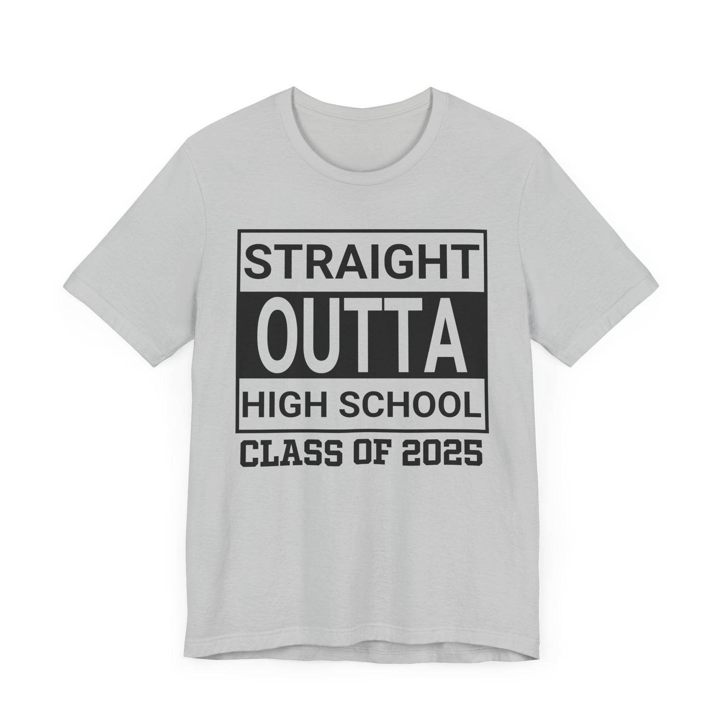Straight Outta High School Unisex Jersey Short Sleeve Tee