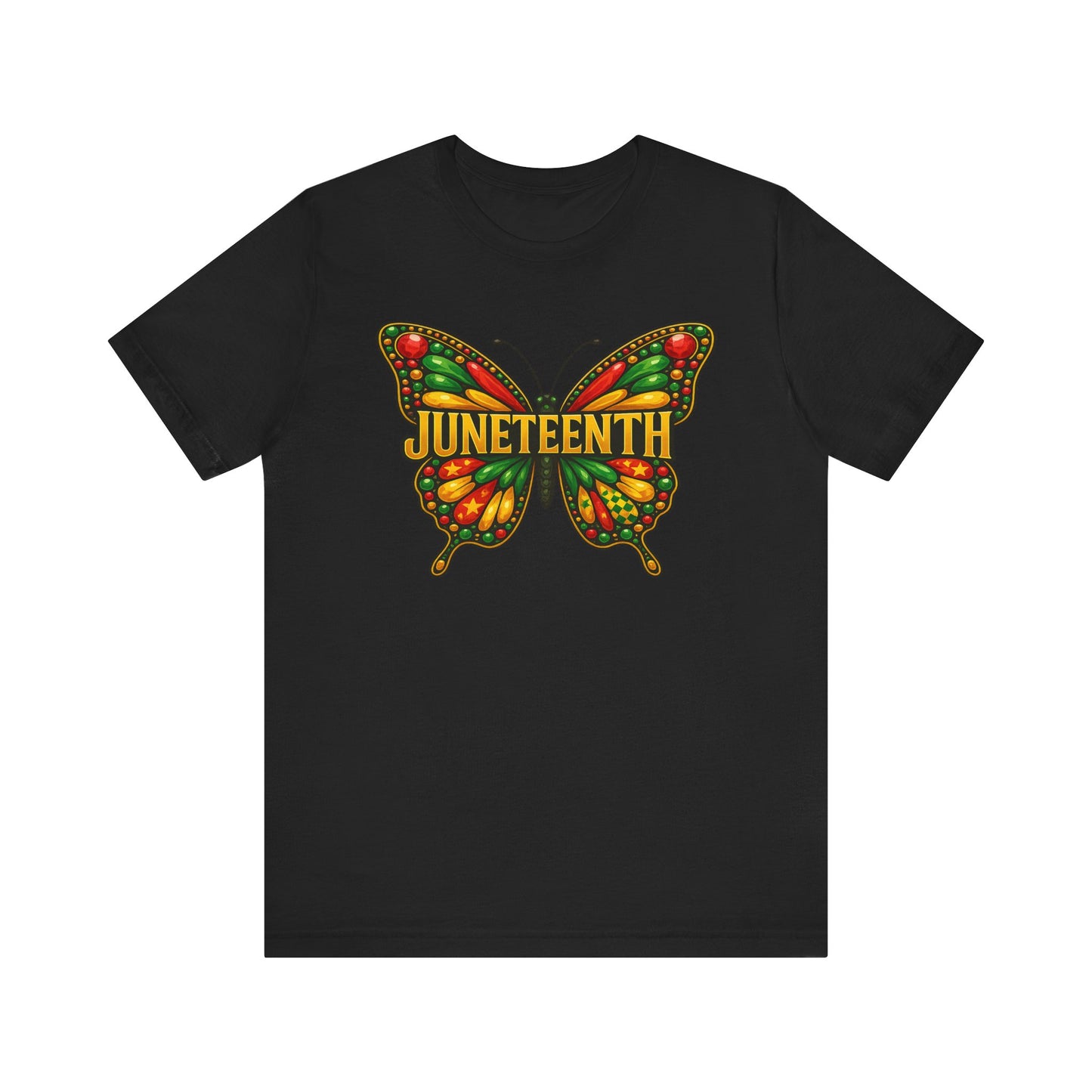 Butterfly Juneteenth Celebration Tee, Unisex Jersey Tee, Freedom Shirt, Equality Apparel, Black History Month Gift, Activist Fashion