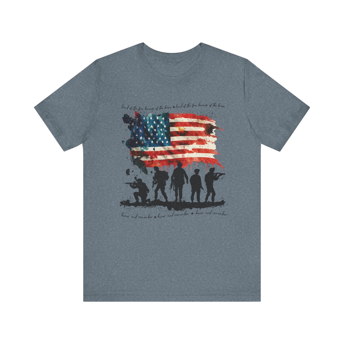 Soldiers and Flag Memorial Day Tee