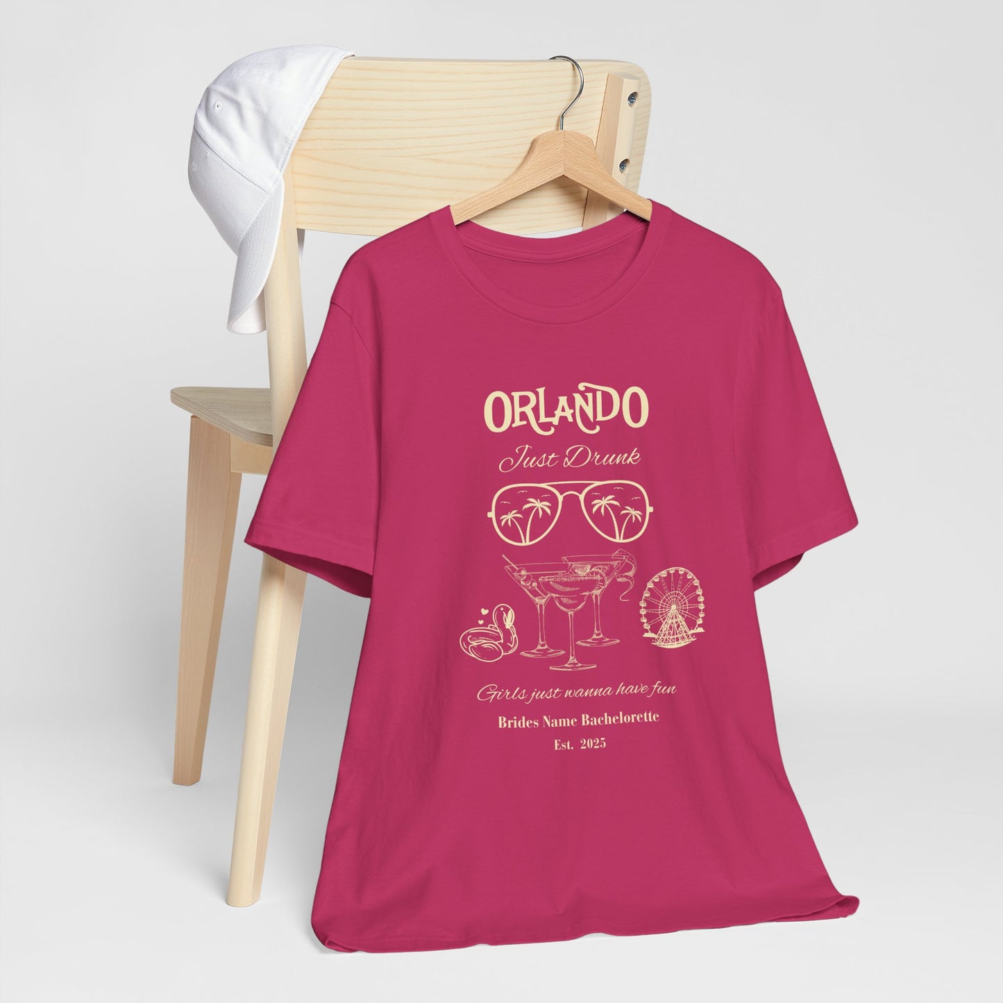 Orlando Bachelorette Party Tee, Fun Vacation Shirt, Travel Souvenir, Girls Night Out Top, Bride Tribe Apparel, Girls Trip, Vegas Wedding