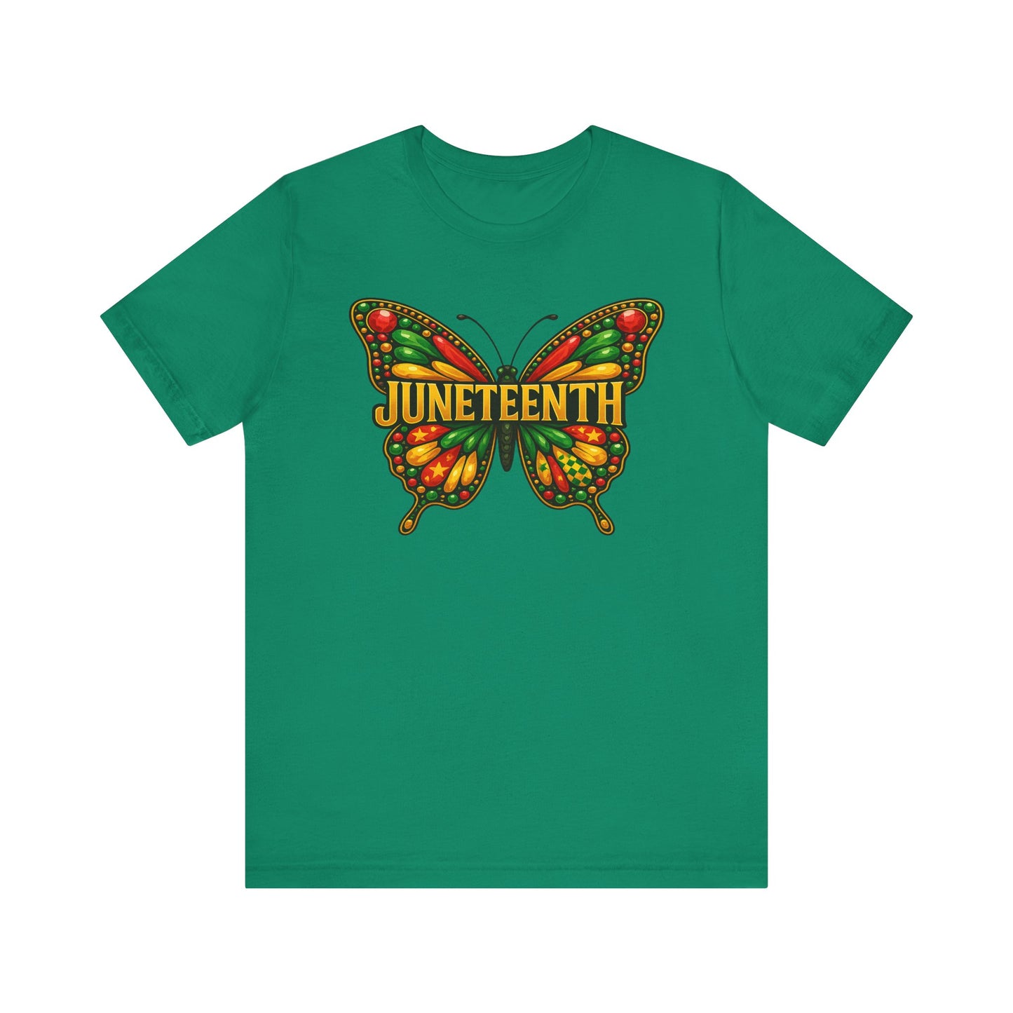 Butterfly Juneteenth Celebration Tee, Unisex Jersey Tee, Freedom Shirt, Equality Apparel, Black History Month Gift, Activist Fashion