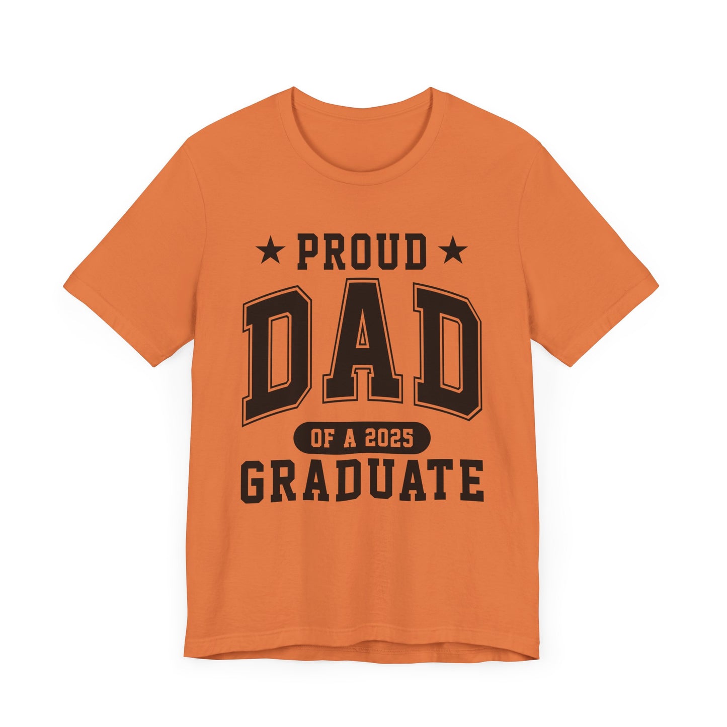 Proud Dad Graduation Tee, Cute Graduation Gift, Unisex Short Sleeve Shirt, Family Celebration Apparel, Step Parent Pride T-Shirt