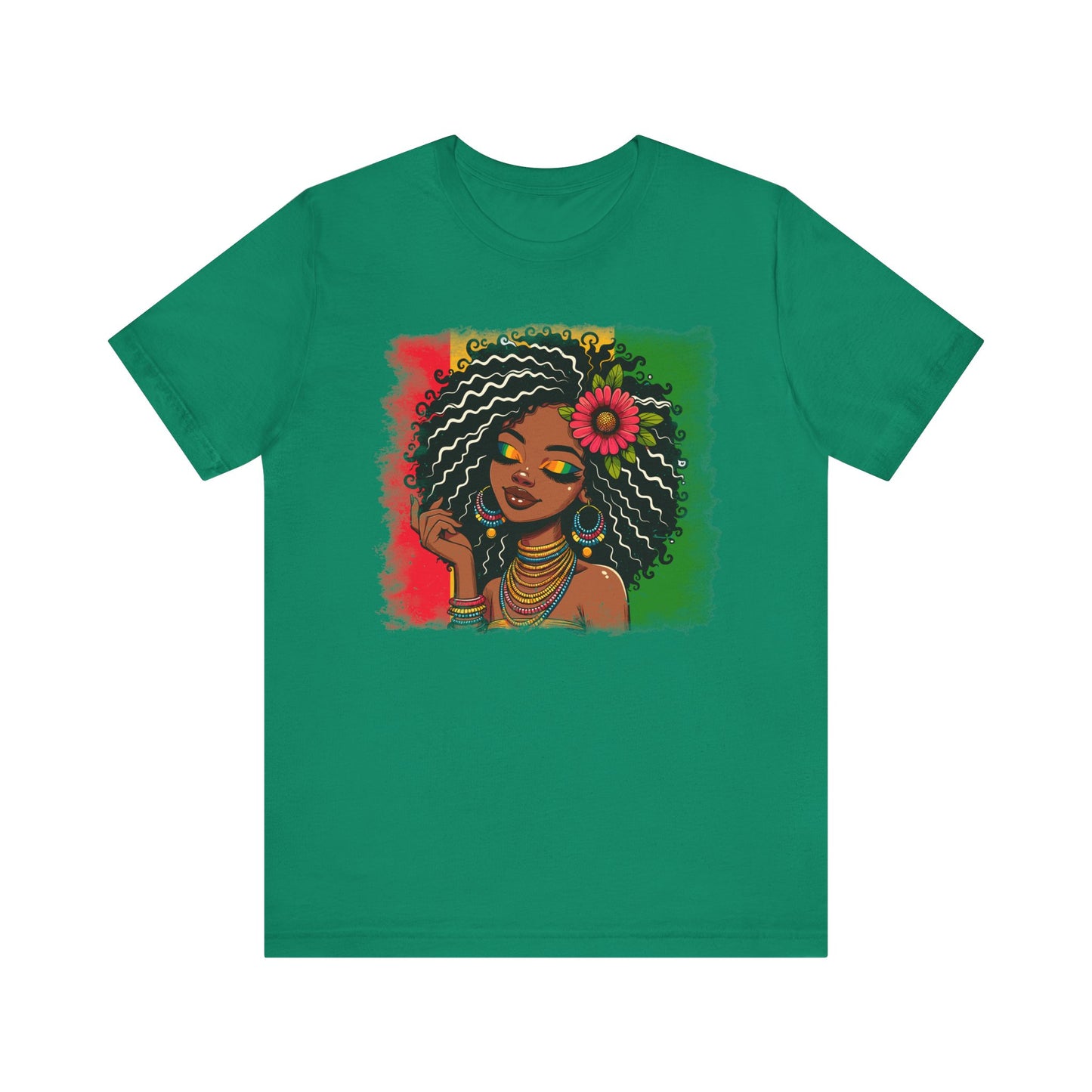 Melanin Girl Juneteenth Celebration Tee, Unisex Jersey Tee, Freedom Shirt, Equality Apparel, Black History Month Gift, Activist Fashion