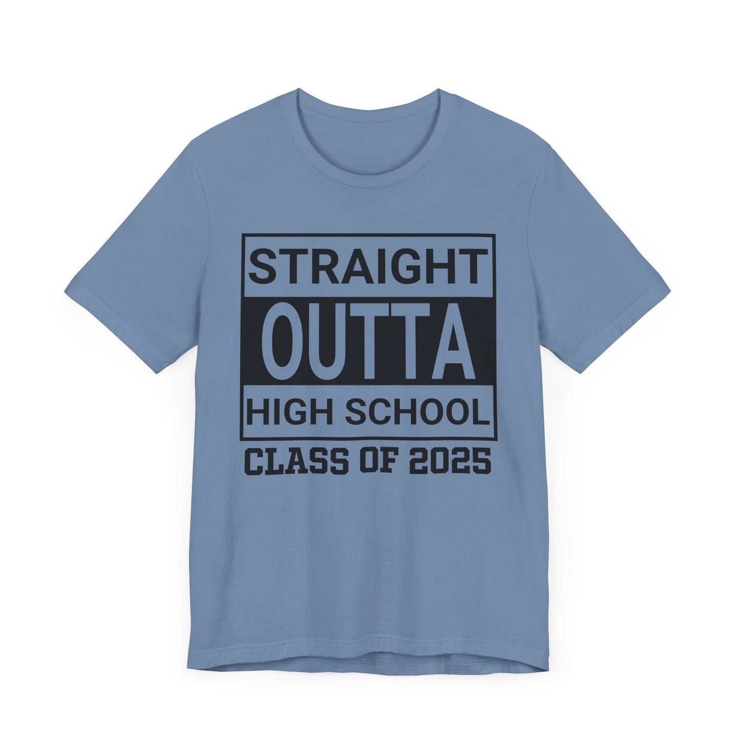 Straight Outta High School Unisex Jersey Short Sleeve Tee