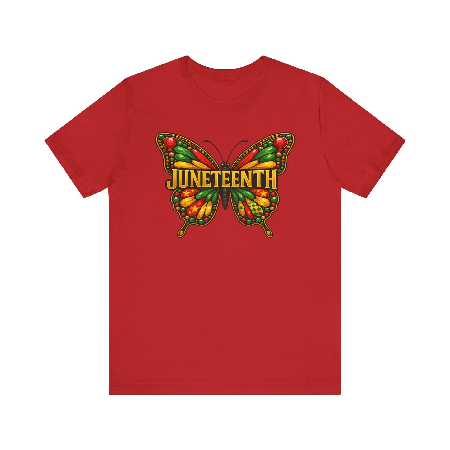 Butterfly Juneteenth Celebration Tee, Unisex Jersey Tee, Freedom Shirt, Equality Apparel, Black History Month Gift, Activist Fashion