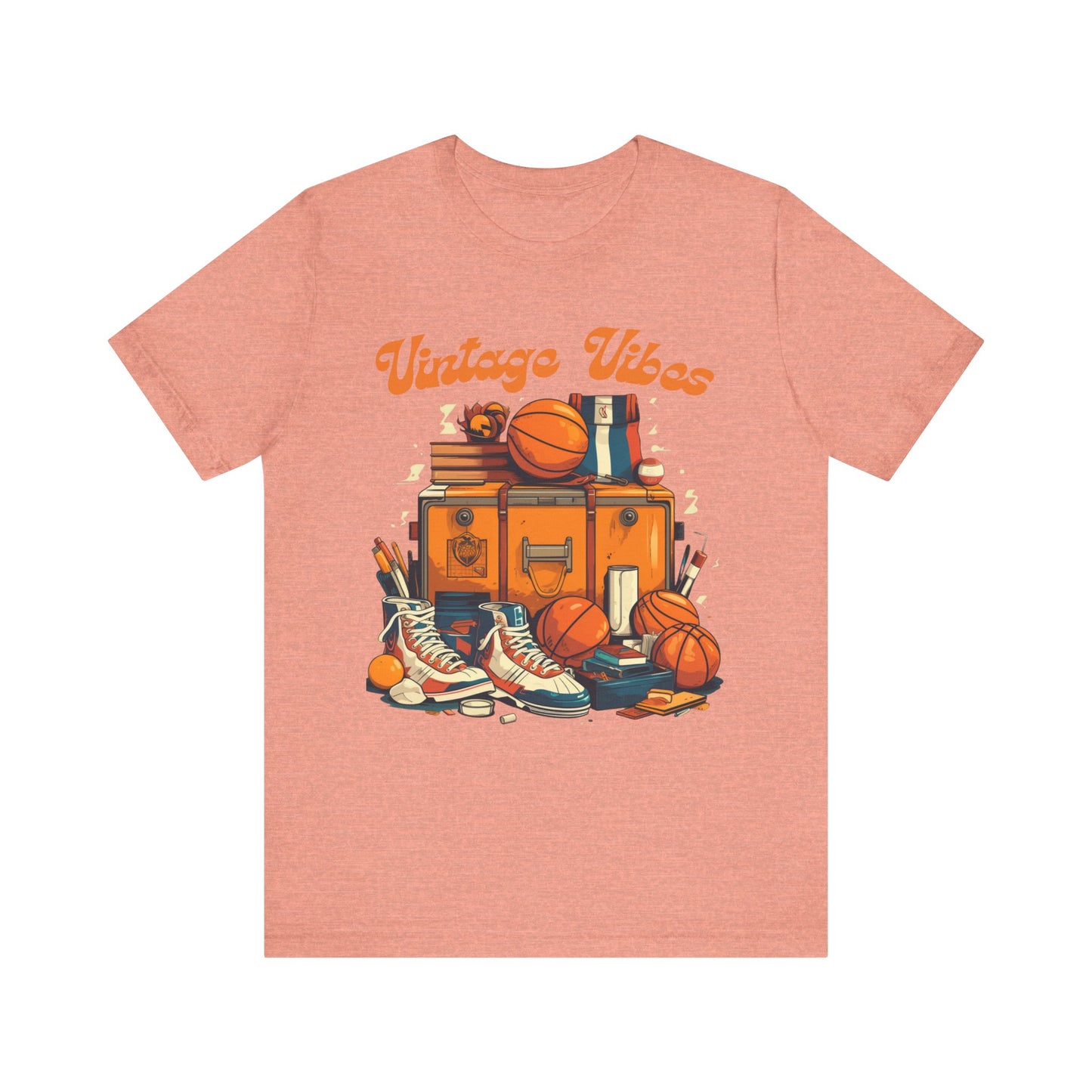 Vintage Vibes Basketball Tee