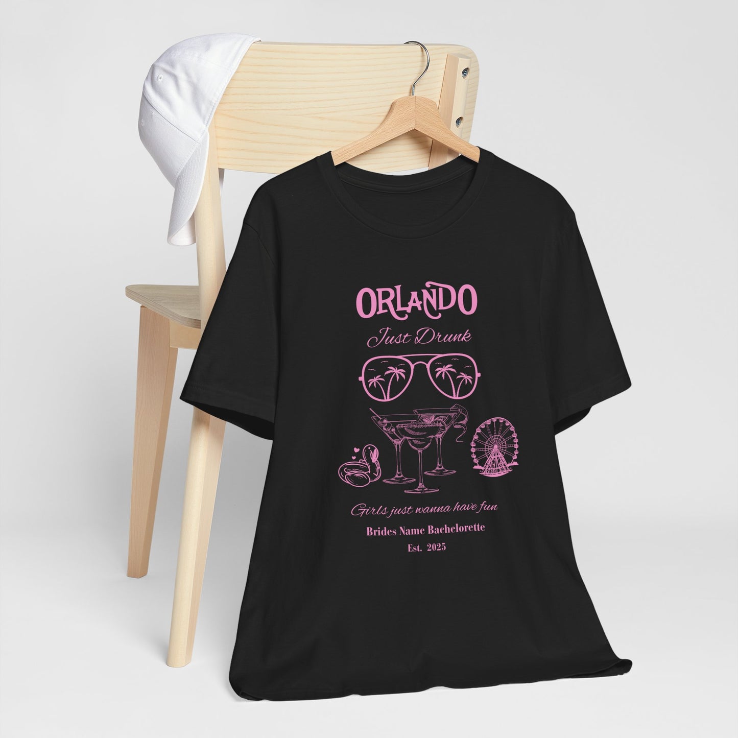 Orlando Bachelorette Party Tee, Fun Vacation Shirt, Travel Souvenir, Girls Night Out Top, Bride Tribe Apparel, Girls Trip, Vegas Wedding