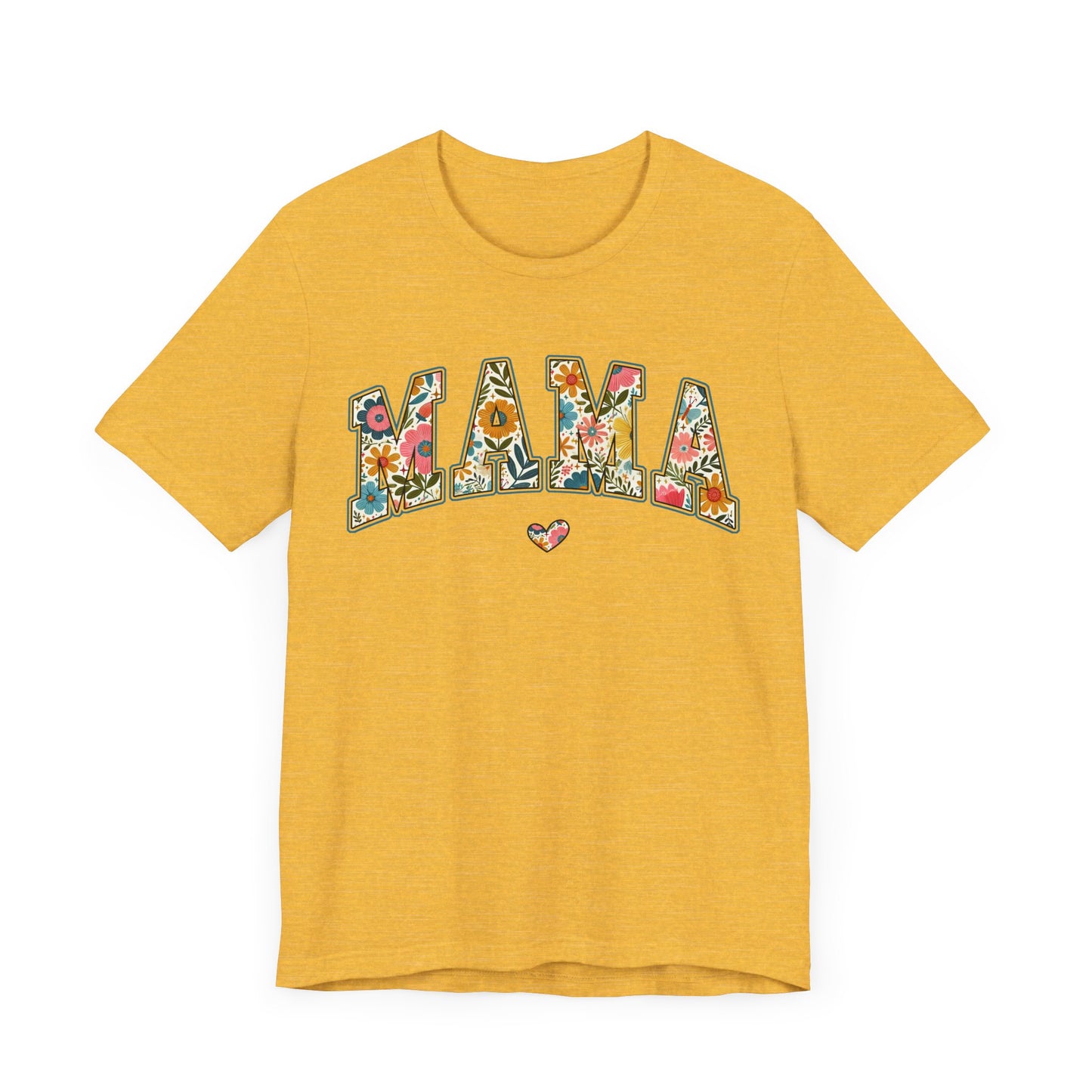Boho Floral Mama Tee Gift for Moms, Casual Summer Top, Boho Style Apparel, Unique Mother's Day Gift