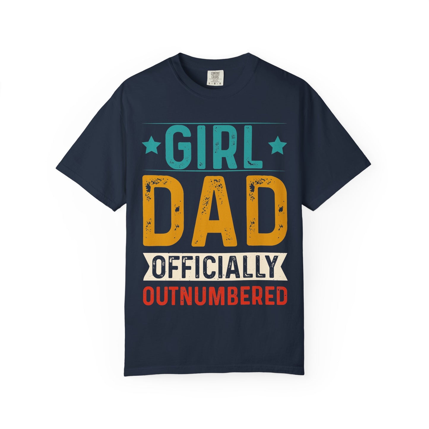 Girl Dad Officially Outnumbered - Color