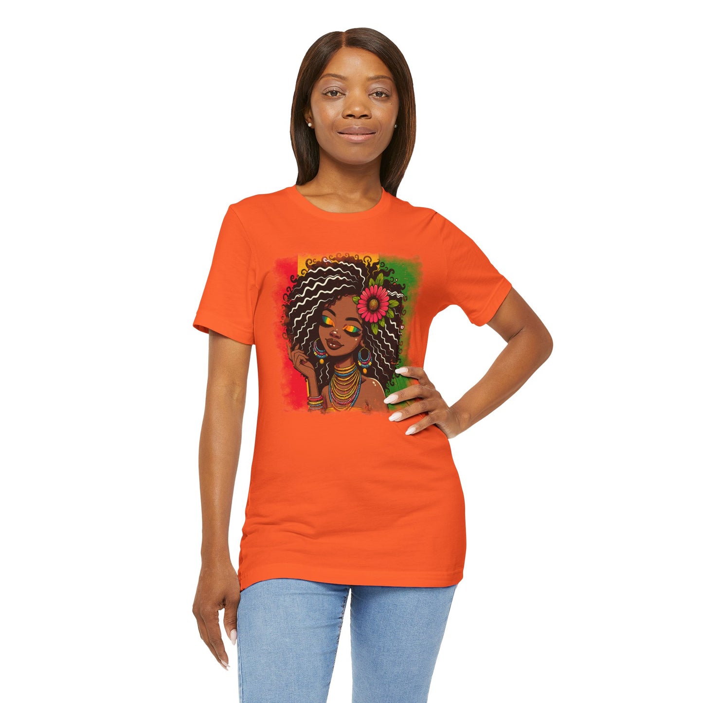 Melanin Girl Juneteenth Celebration Tee, Unisex Jersey Tee, Freedom Shirt, Equality Apparel, Black History Month Gift, Activist Fashion