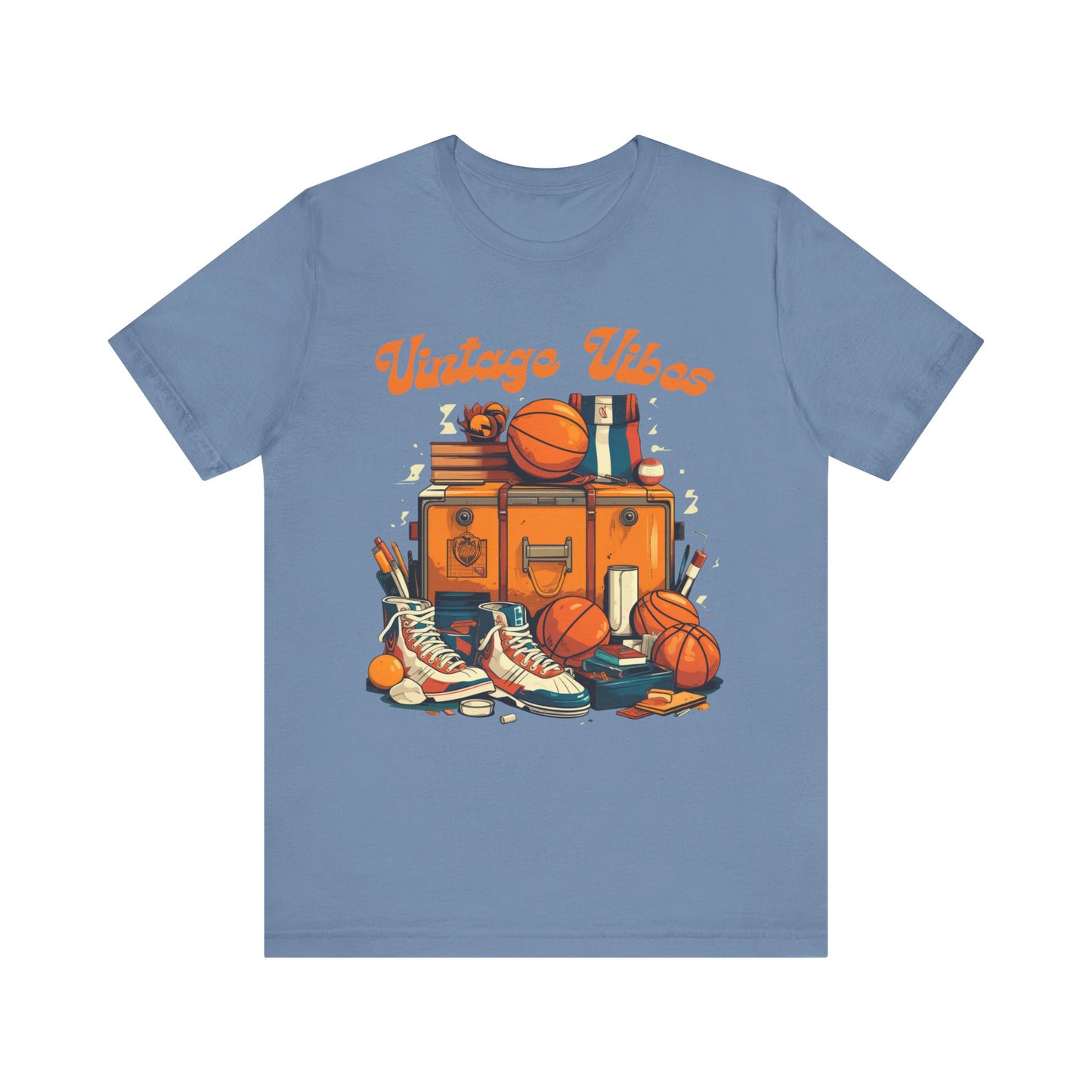 Vintage Vibes Basketball Tee
