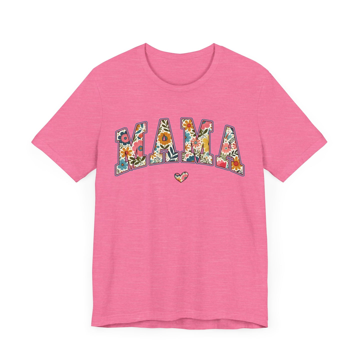Boho Floral Mama Tee Gift for Moms, Casual Summer Top, Boho Style Apparel, Unique Mother's Day Gift