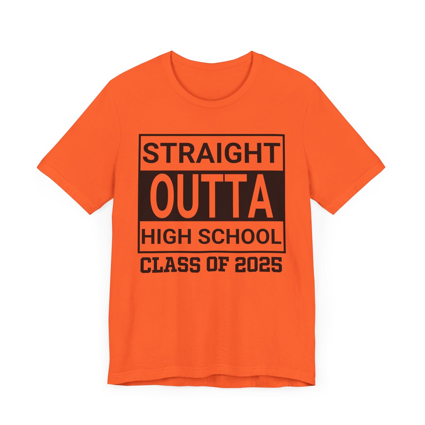 Straight Outta High School Unisex Jersey Short Sleeve Tee