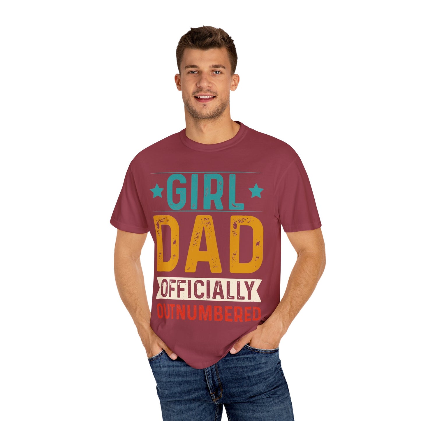 Girl Dad Officially Outnumbered - Color