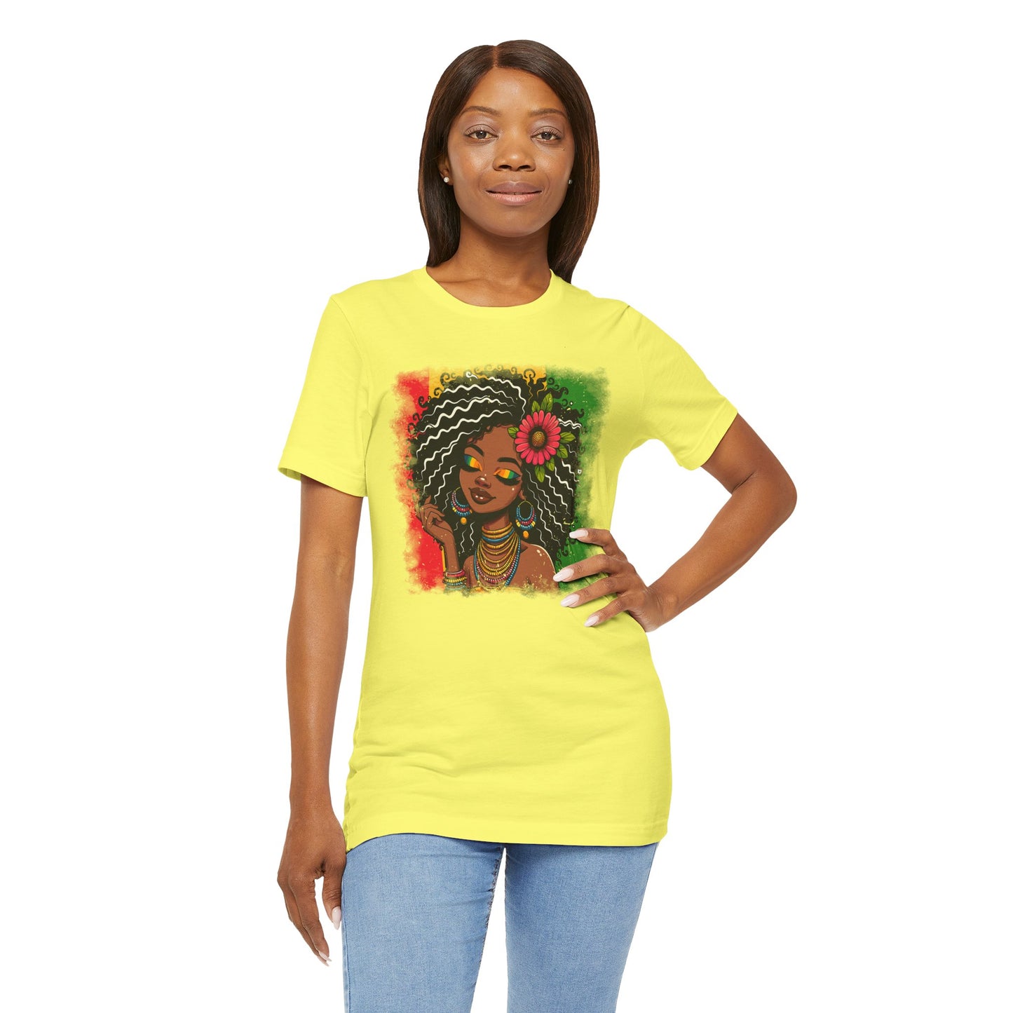 Melanin Girl Juneteenth Celebration Tee, Unisex Jersey Tee, Freedom Shirt, Equality Apparel, Black History Month Gift, Activist Fashion