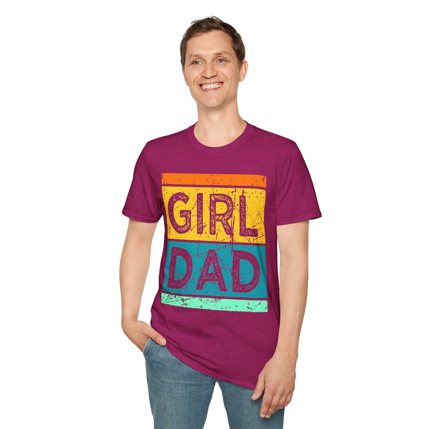 Girl Dad Color Block Tee