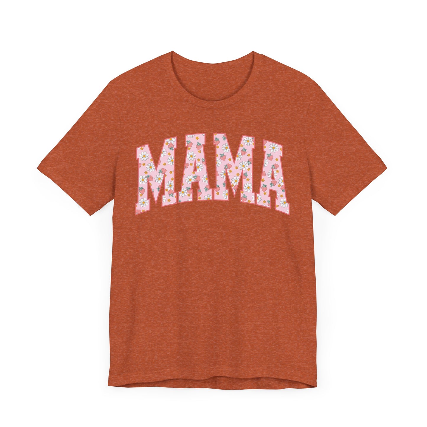 Vintage Floral 2 Mama Tee with a Bow, Gift for Moms, Casual Summer Top, Boho Style Apparel, Unique Mother's Day Gift