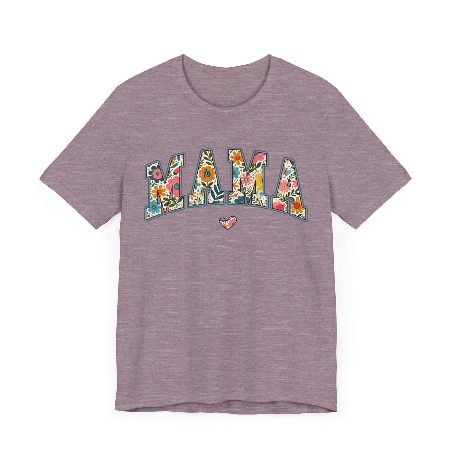 Boho Floral Mama Tee Gift for Moms, Casual Summer Top, Boho Style Apparel, Unique Mother's Day Gift