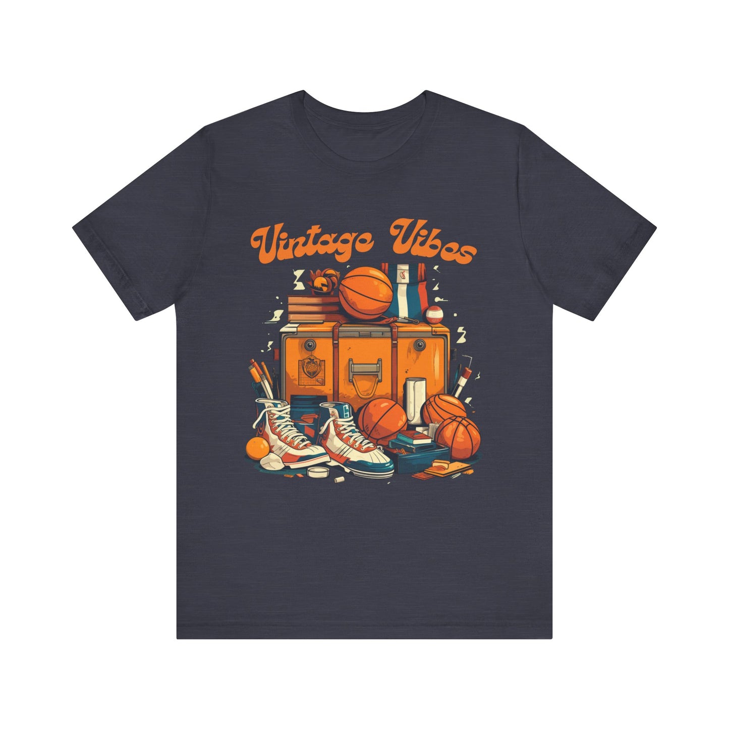 Vintage Vibes Basketball Tee
