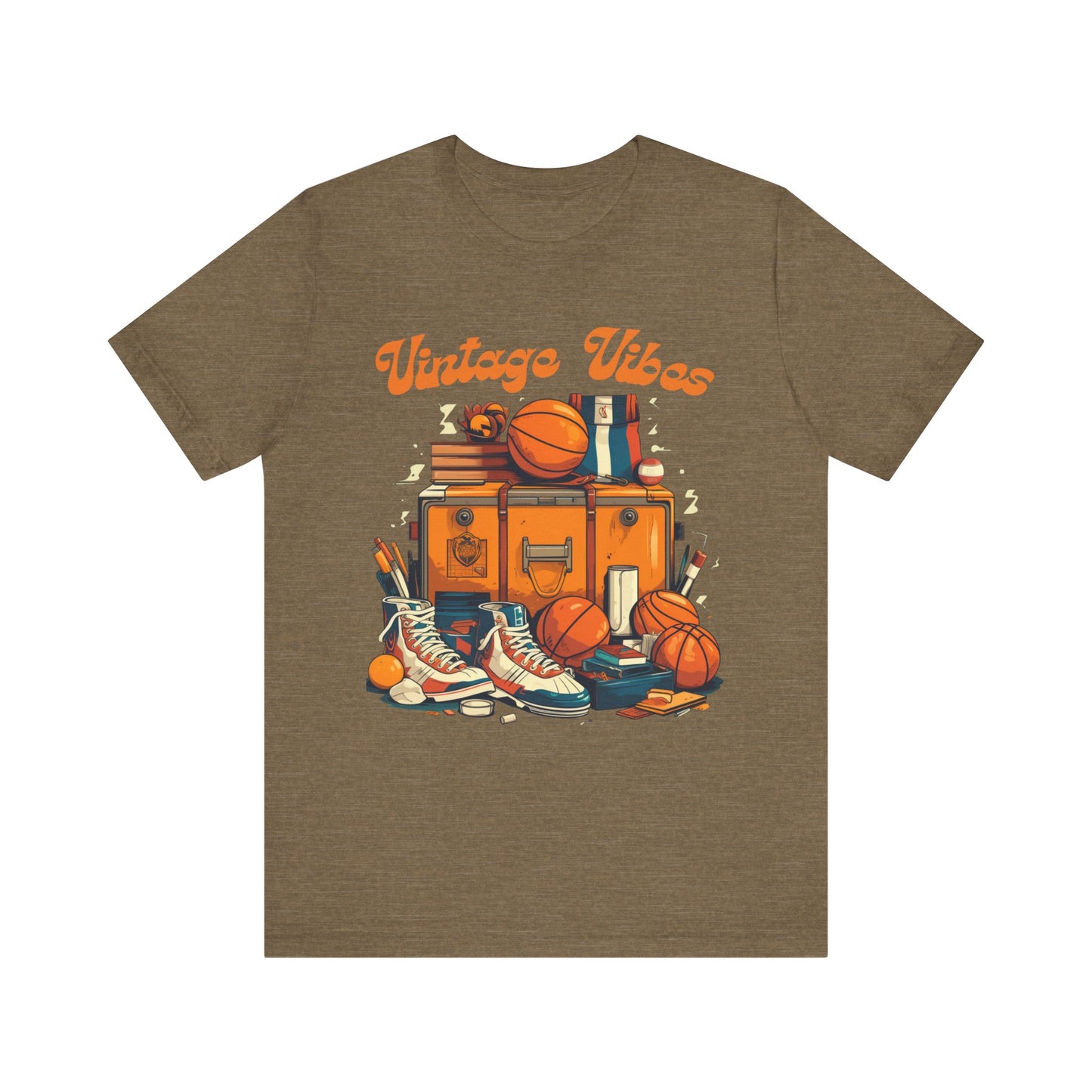 Vintage Vibes Basketball Tee