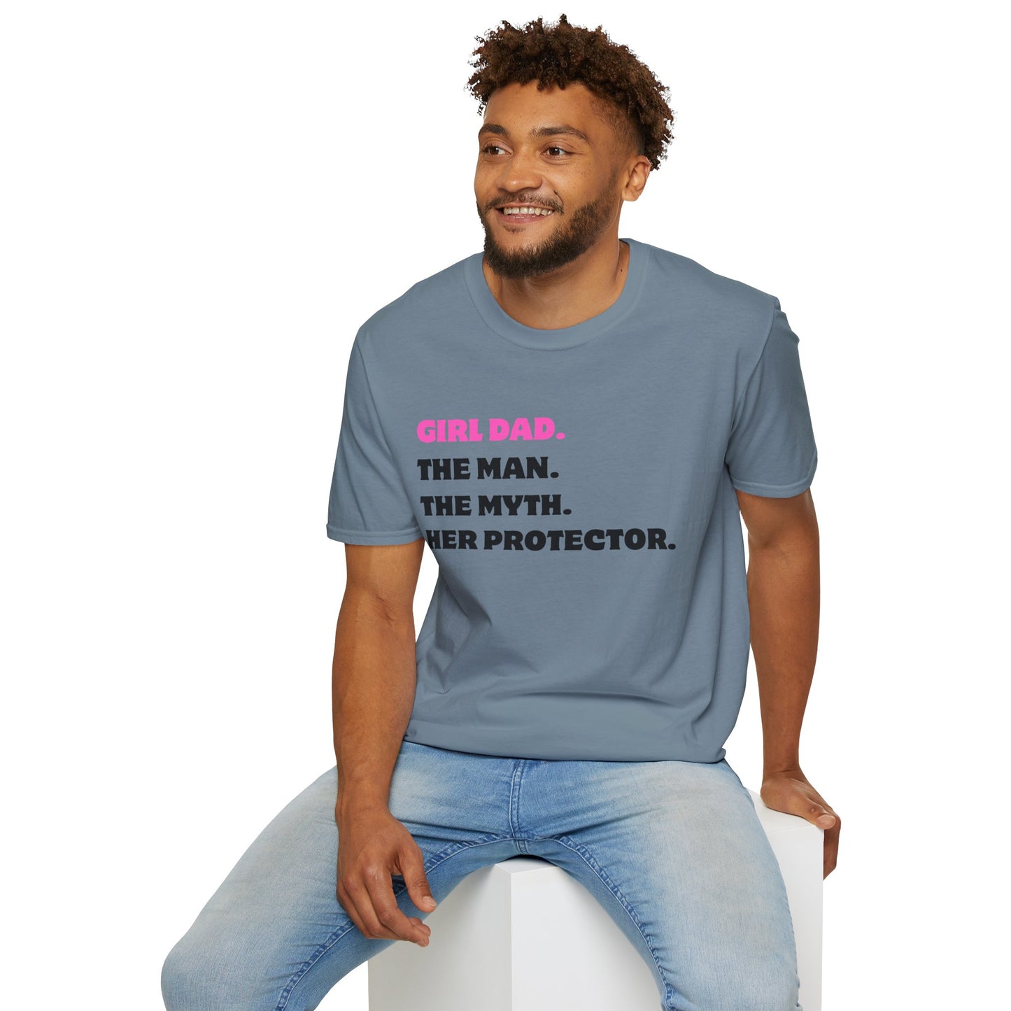 Girl Dad Man Myth Protector