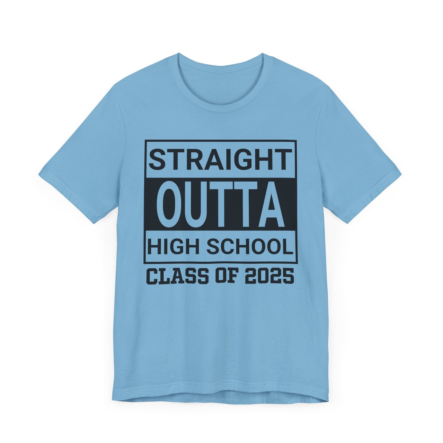 Straight Outta High School Unisex Jersey Short Sleeve Tee