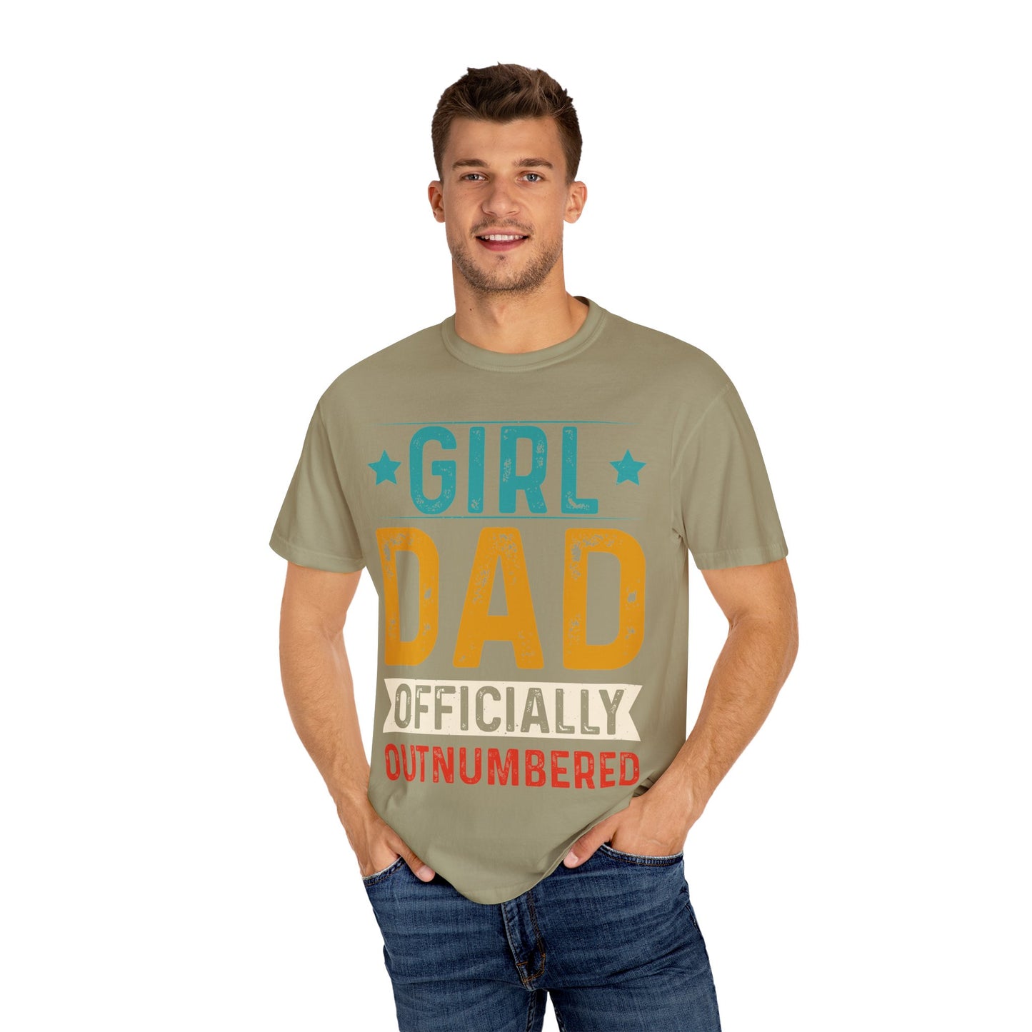 Girl Dad Officially Outnumbered - Color
