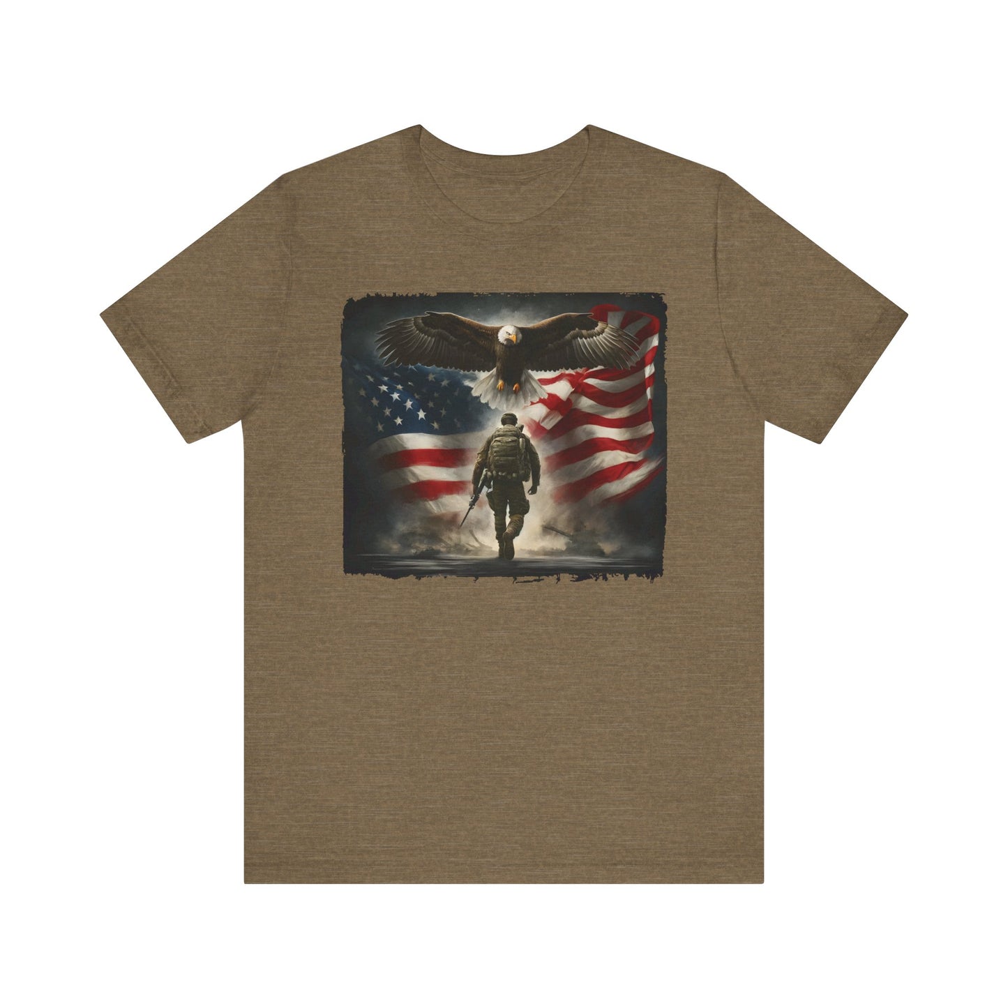 Soldier w/ Eagle & Flag Memorial Day Tee