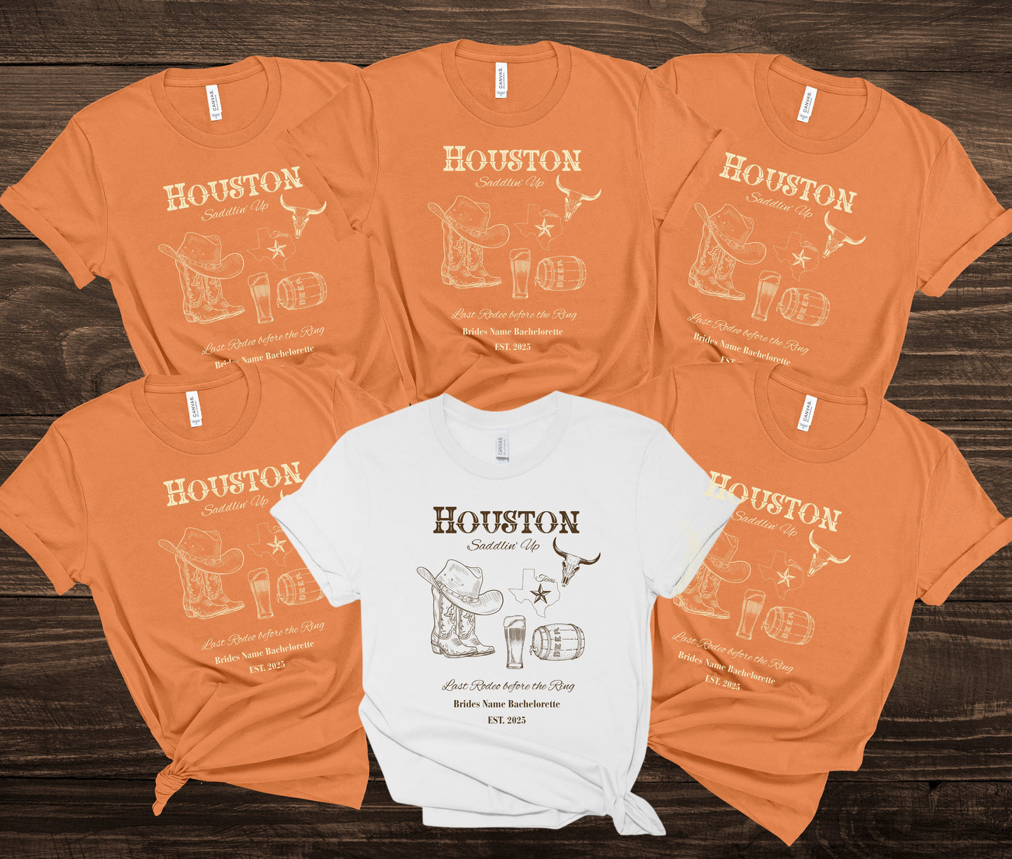 Houston Bachelorette Party Tee, Fun Vacation Shirt, Girls Night Out, Bride Tribe Apparel, Girls Trip, Nashville Wedding (One Shirt Only)