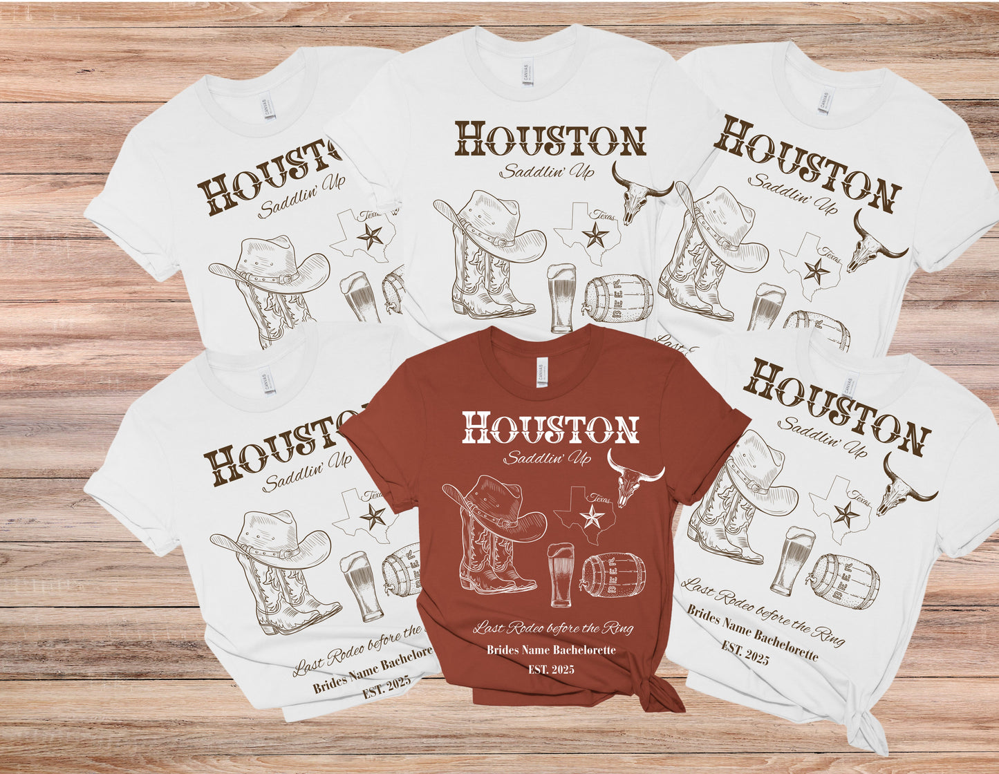 Houston Bachelorette Party Tee, Fun Vacation Shirt, Girls Night Out, Bride Tribe Apparel, Girls Trip, Nashville Wedding (One Shirt Only)