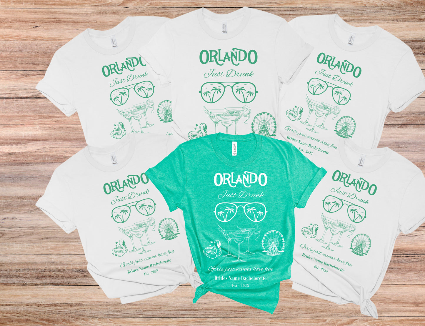 Orlando Bachelorette Party Tee, Fun Vacation Shirt, Travel Souvenir, Girls Night Out Top, Bride Tribe Apparel, Girls Trip, Vegas Wedding