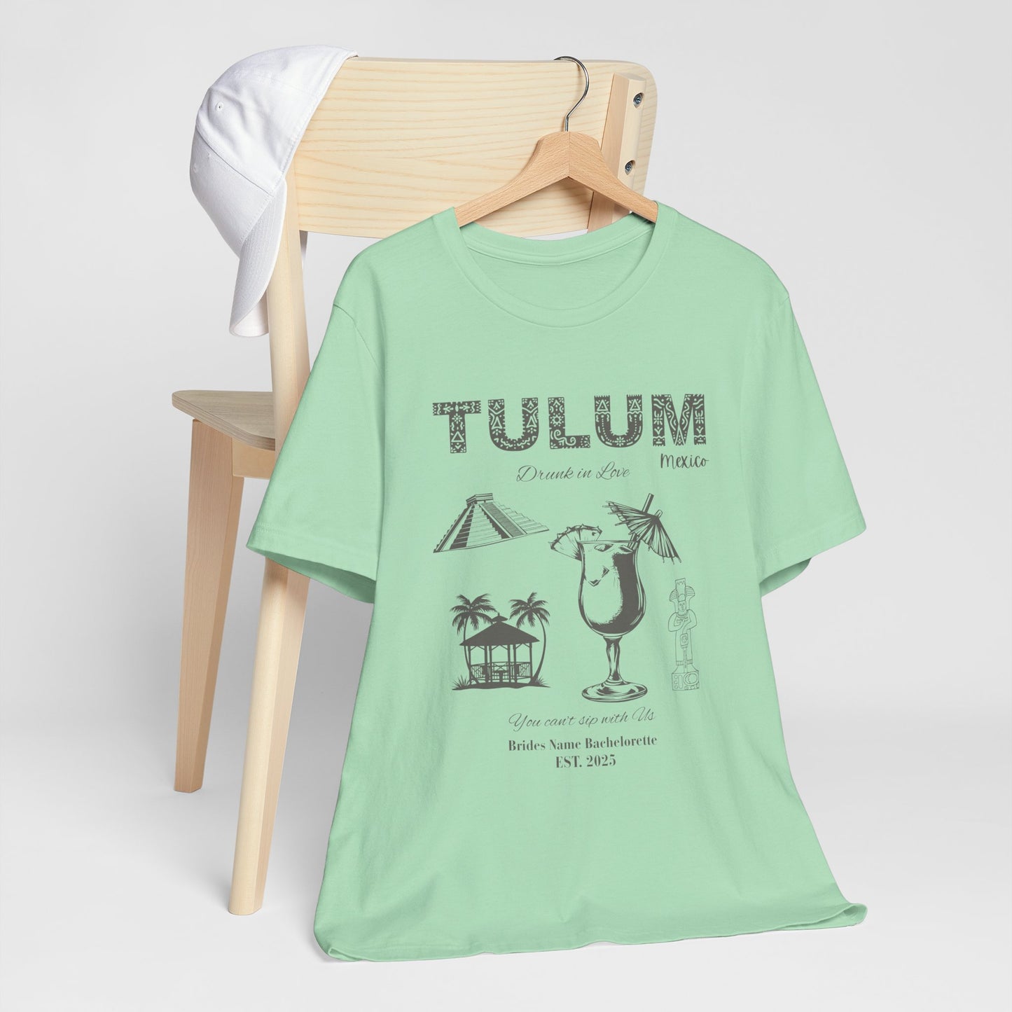 Tulum Mexico Bachelorette Party Tee, Bachelorette Shirt, Travel Tshirt, Girls Night Out Top, Bride Tribe Apparel, Girls Trip, Tulum Wedding