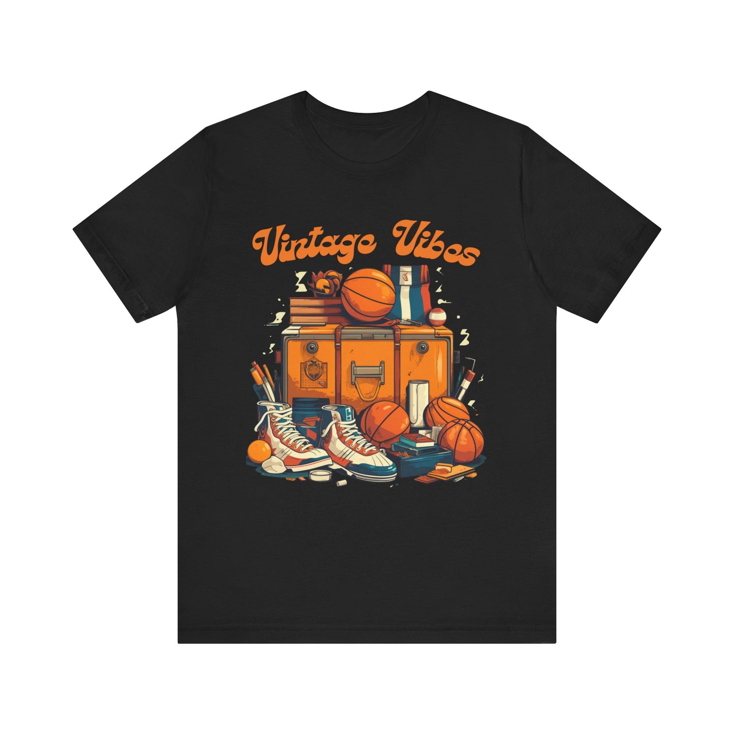 Vintage Vibes Basketball Tee