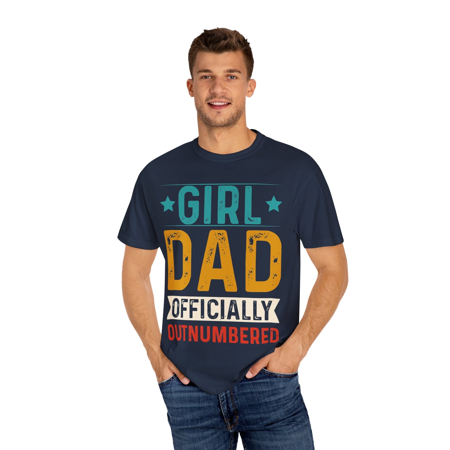Girl Dad Officially Outnumbered - Color