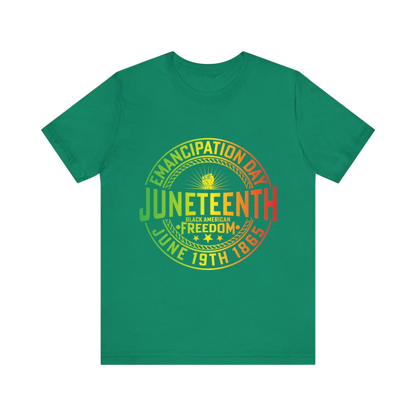 Emancipation Day Juneteenth Celebration Tee, Unisex Jersey Tee, Freedom Shirt, Equality Apparel, Black History Month Gift, Activist Fashion