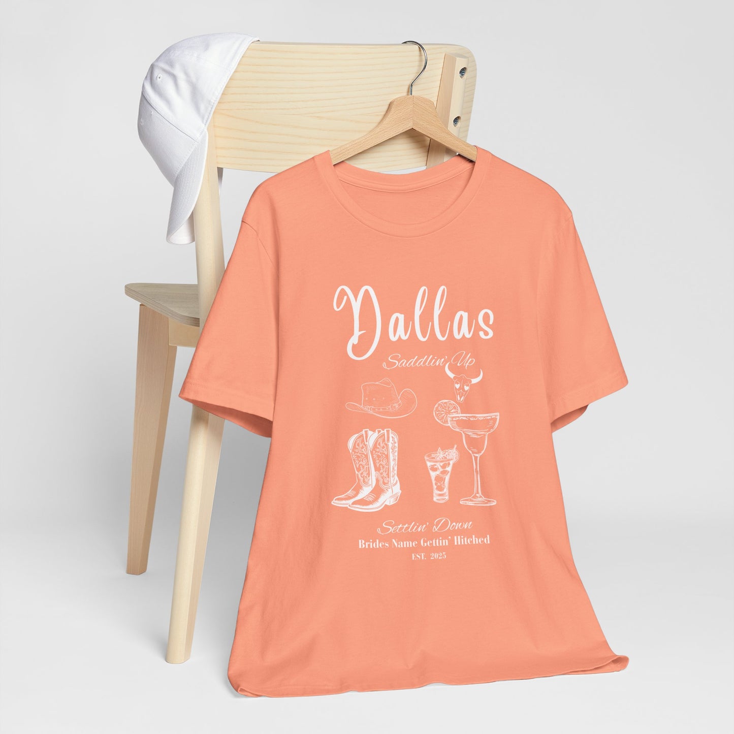 Dallas Bachelorette Party Tee, Fun Vacation Shirt, Girls Night Out, Bride Tribe Apparel, Girls Trip, Nashville Wedding (One Shirt Only)