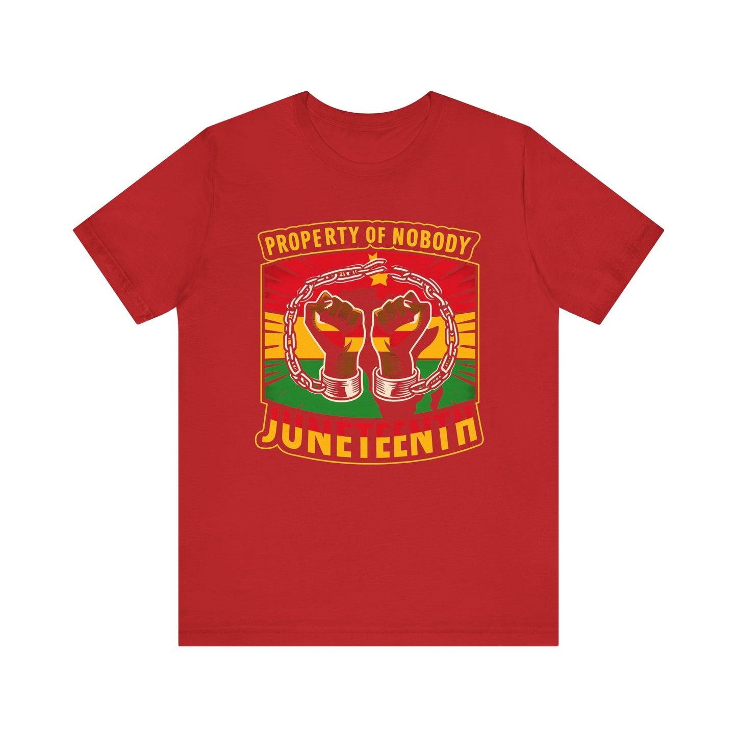 Property of Nobody Juneteenth Celebration Tee, Unisex Jersey Tee, Freedom Shirt, Equality Apparel, Black History Month Gift, Activist Fashion