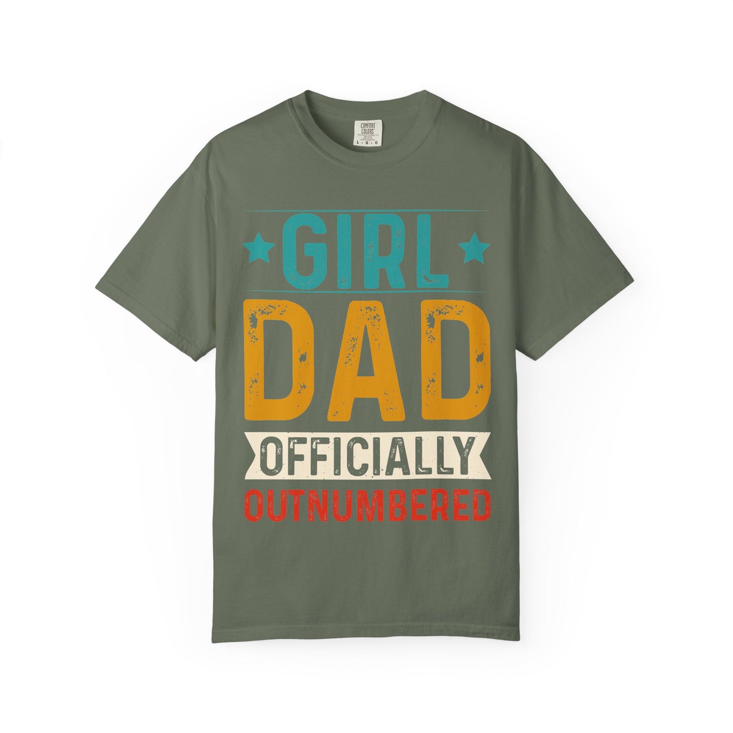 Girl Dad Officially Outnumbered - Color