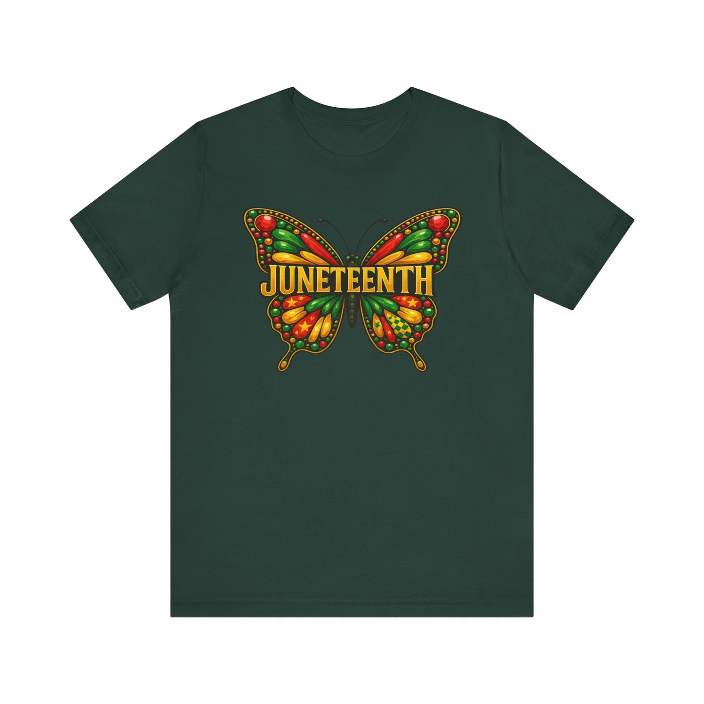 Butterfly Juneteenth Celebration Tee, Unisex Jersey Tee, Freedom Shirt, Equality Apparel, Black History Month Gift, Activist Fashion