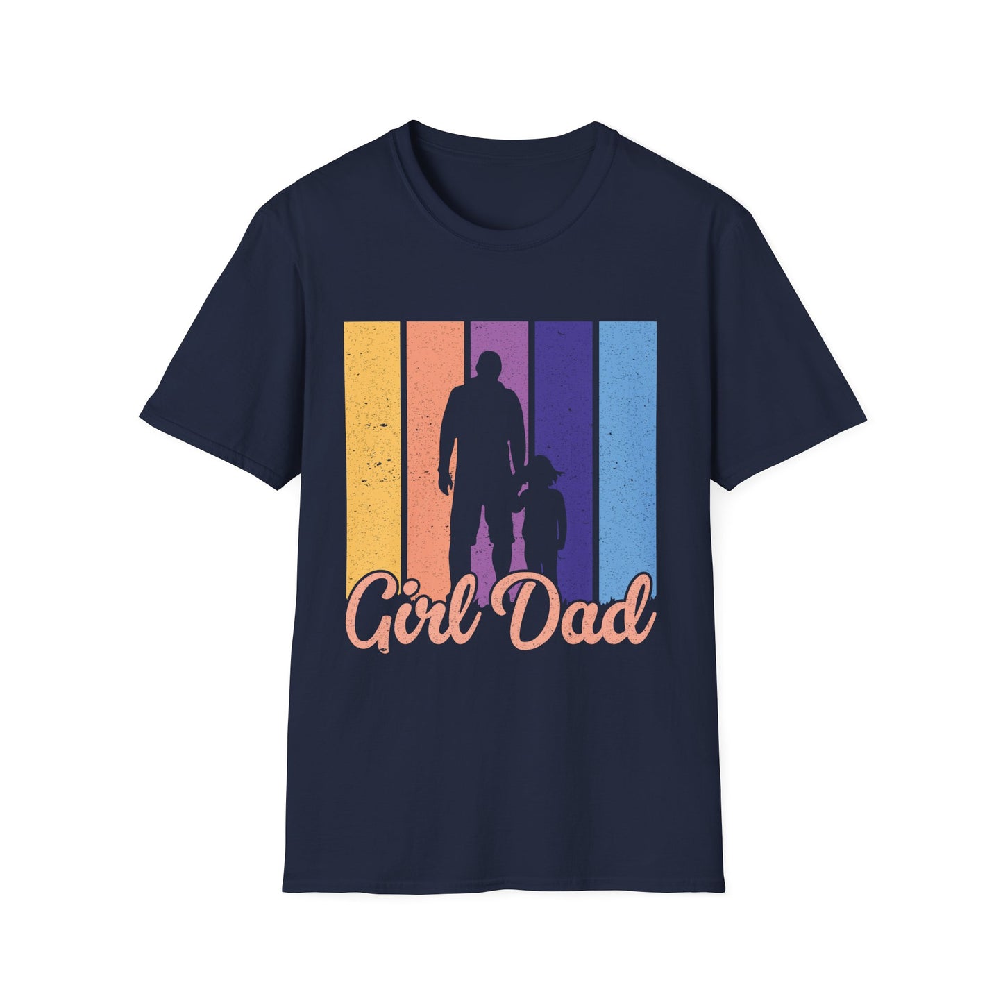 Girl Dad Color Block T