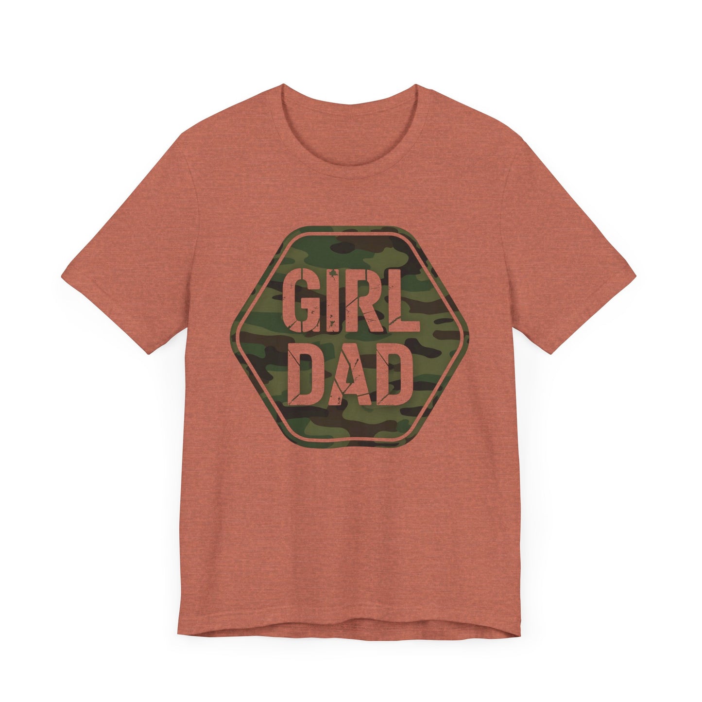 Girl Dad Camo Tee - Perfect for Father's Day, Dad Gifts, Military Family, Casual Wear, Outdoors