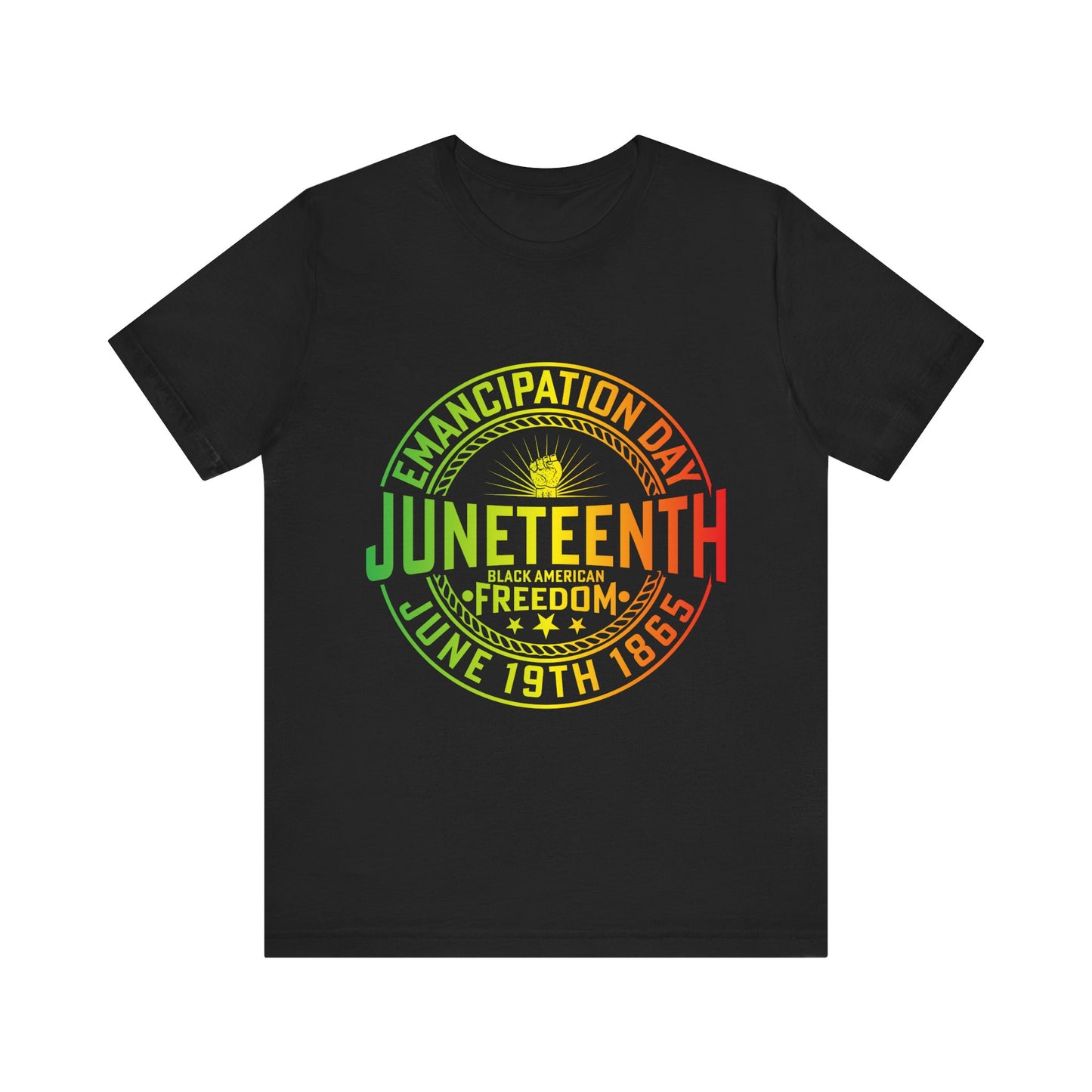 Emancipation Day Juneteenth Celebration Tee, Unisex Jersey Tee, Freedom Shirt, Equality Apparel, Black History Month Gift, Activist Fashion