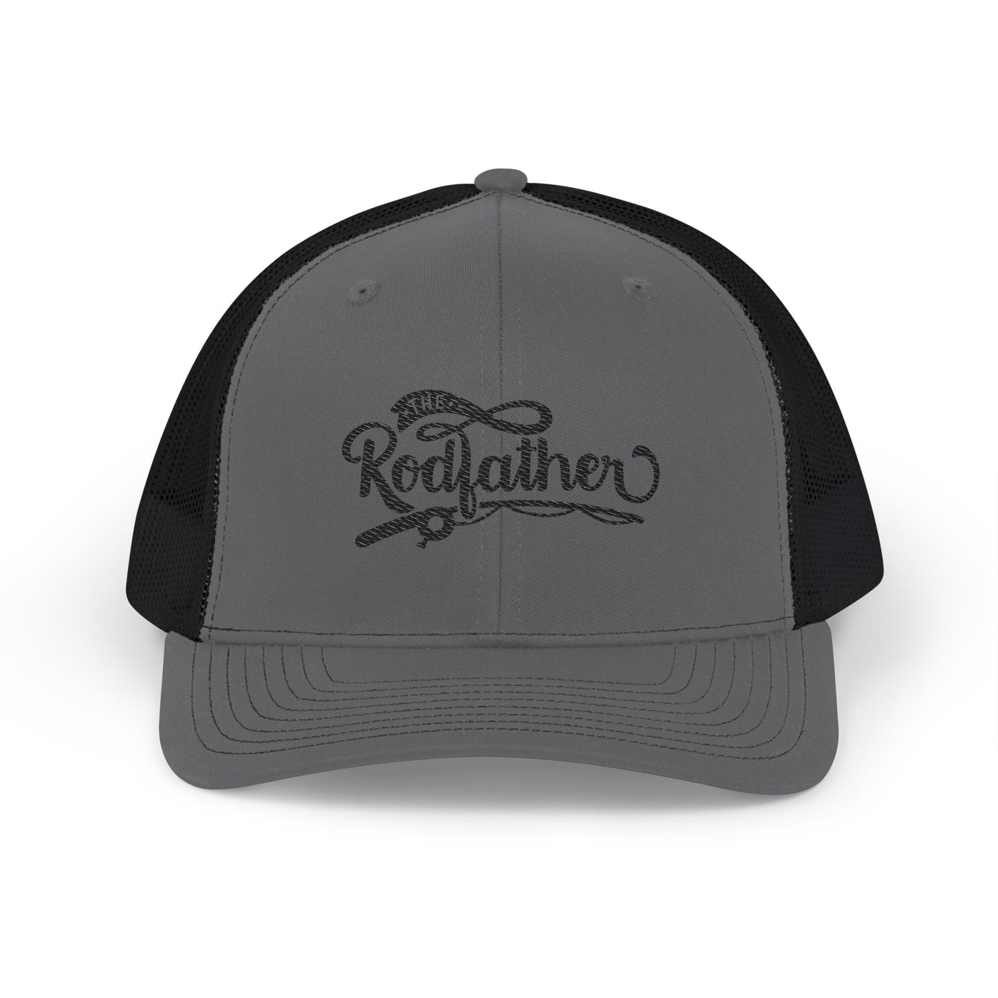 The Rodfather Snapback Trucker Cap, Perfect for Fishing Lovers, Father's Day Gift, Casual Wear, Outdoor Activities, Unique Embroidery