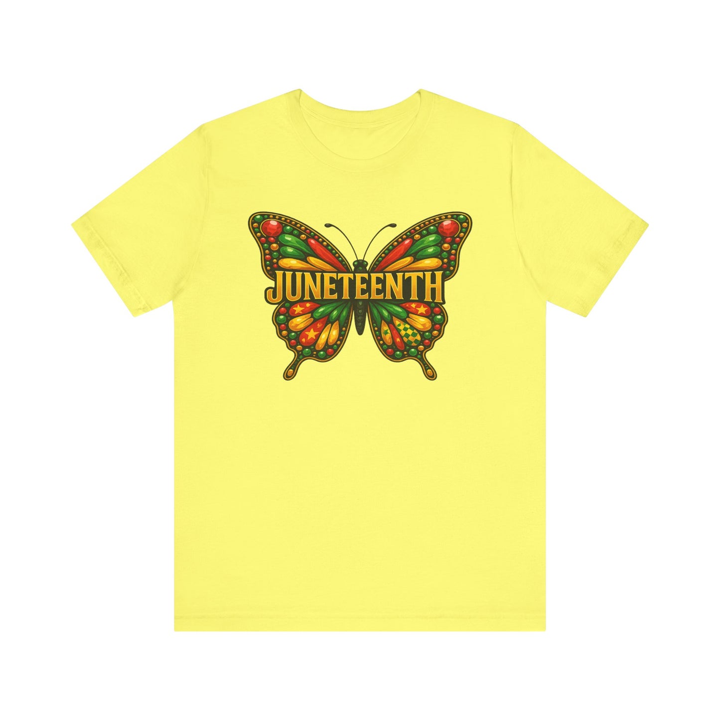 Butterfly Juneteenth Celebration Tee, Unisex Jersey Tee, Freedom Shirt, Equality Apparel, Black History Month Gift, Activist Fashion